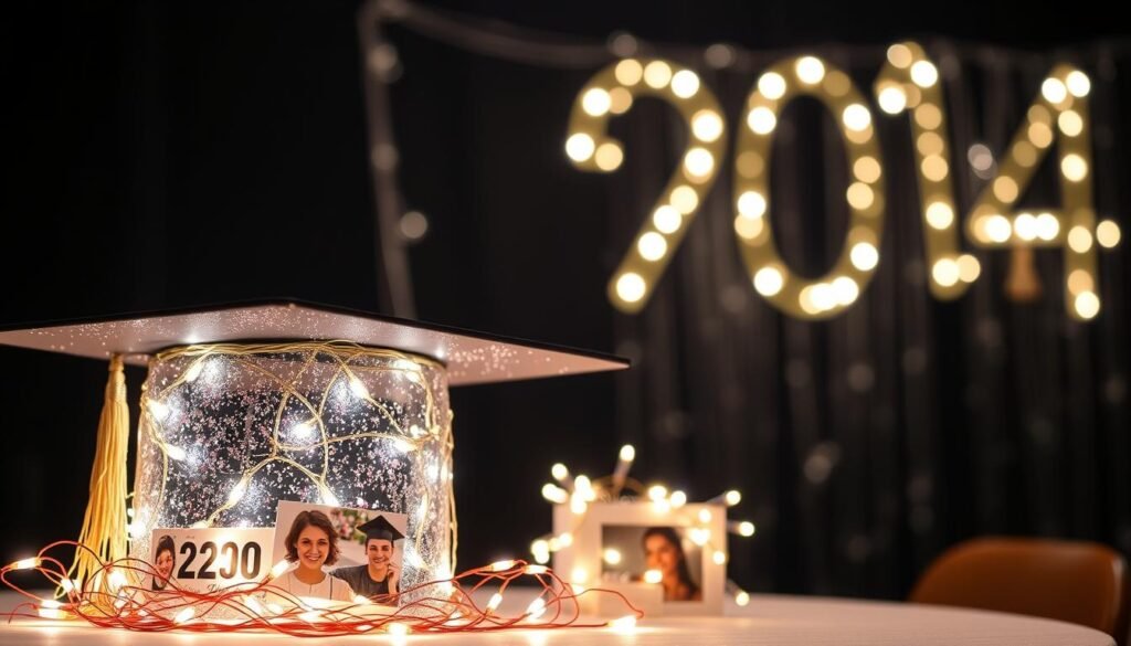 dicas de decoração com luzes para formatura